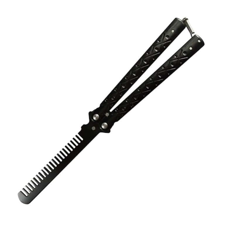 Faca Borboleta Balisong Pente De Barba