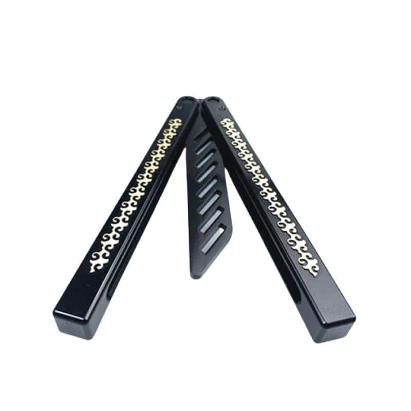 Faca Borboleta Balisong Esquadrão Negro