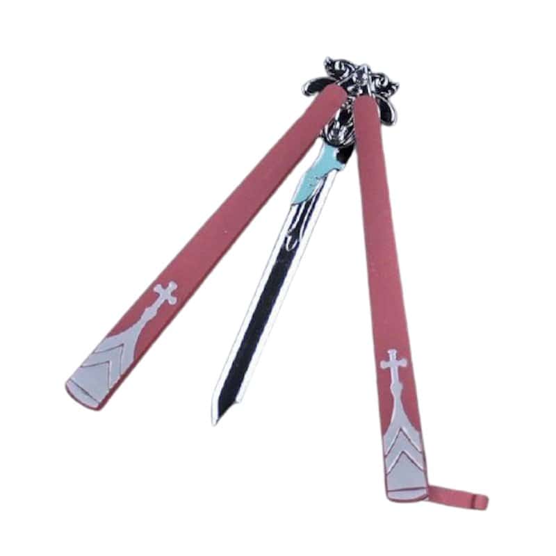 Faca Borboleta Balisong Csgo Vermelho