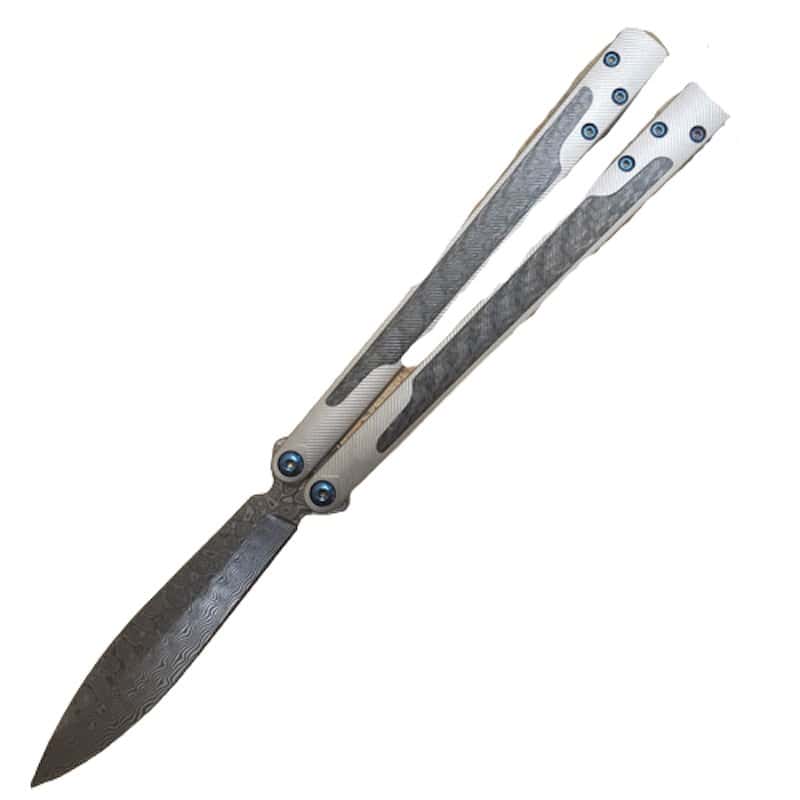 Faca Borboleta Balisong Damasco