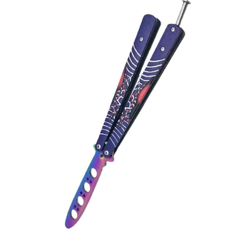 Faca Borboleta Balisong Viúva Negra