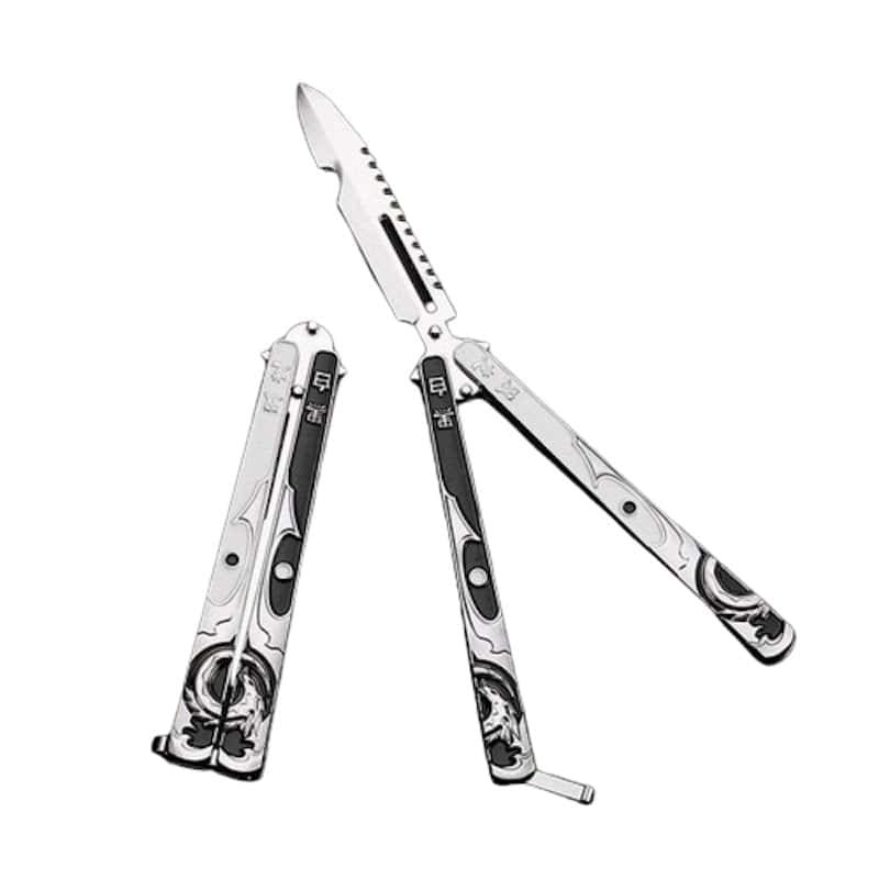 Faca Borboleta Balisong Cromado