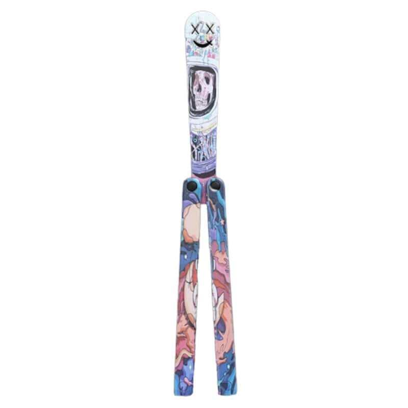 Faca Borboleta Balisong De Plástico