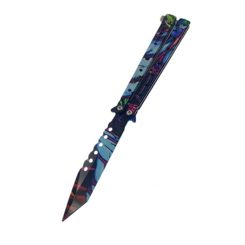 Faca Borboleta Balisong Militar Raposa