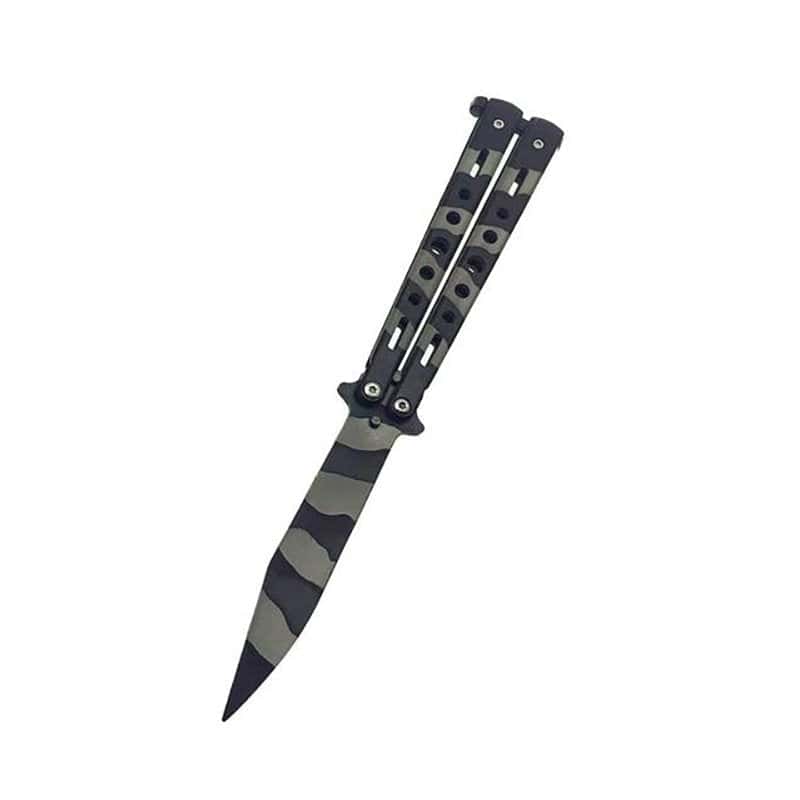 Faca Borboleta Balisong Cáqui