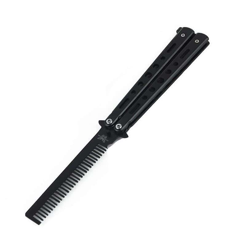 Faca Borboleta Balisong Lâmina Negra