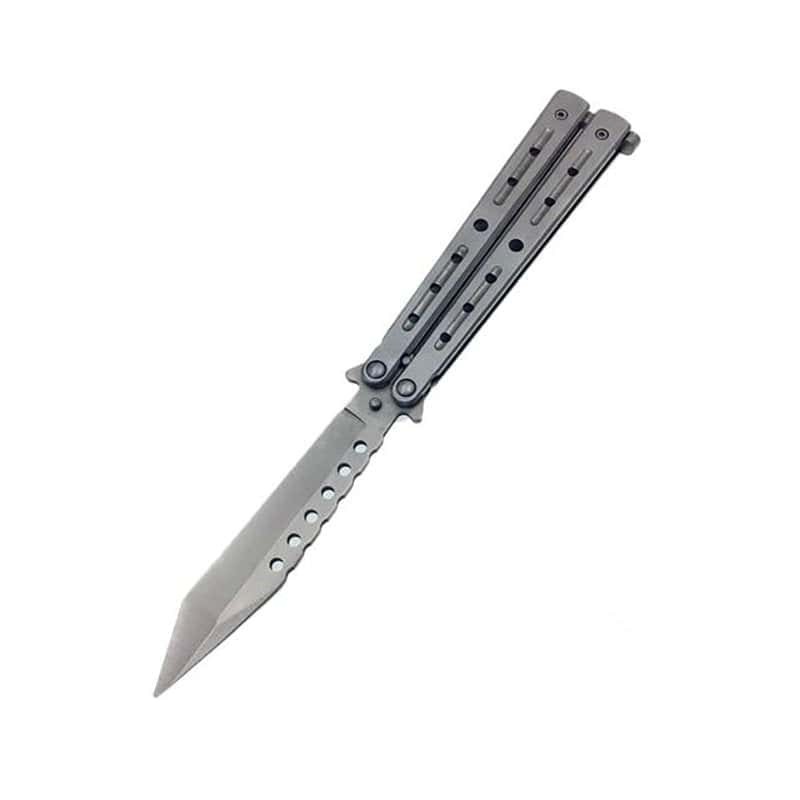 Faca Borboleta Balisong Metal Cortante