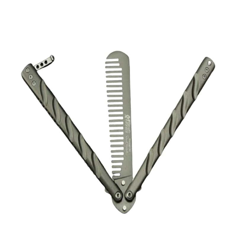 Faca Borboleta Balisong Preto Fosco