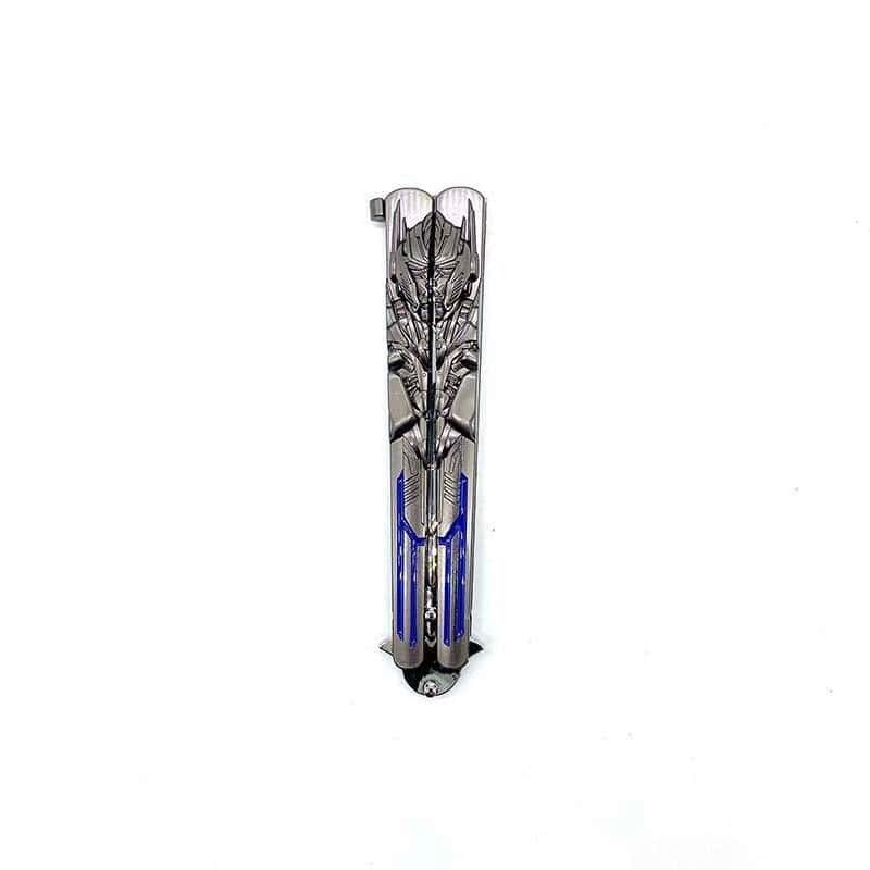 Faca Borboleta Balisong Pro Punho Azul