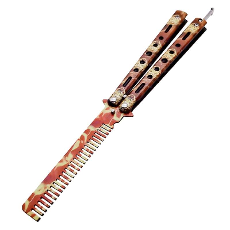 Faca Borboleta Balisong Manchado